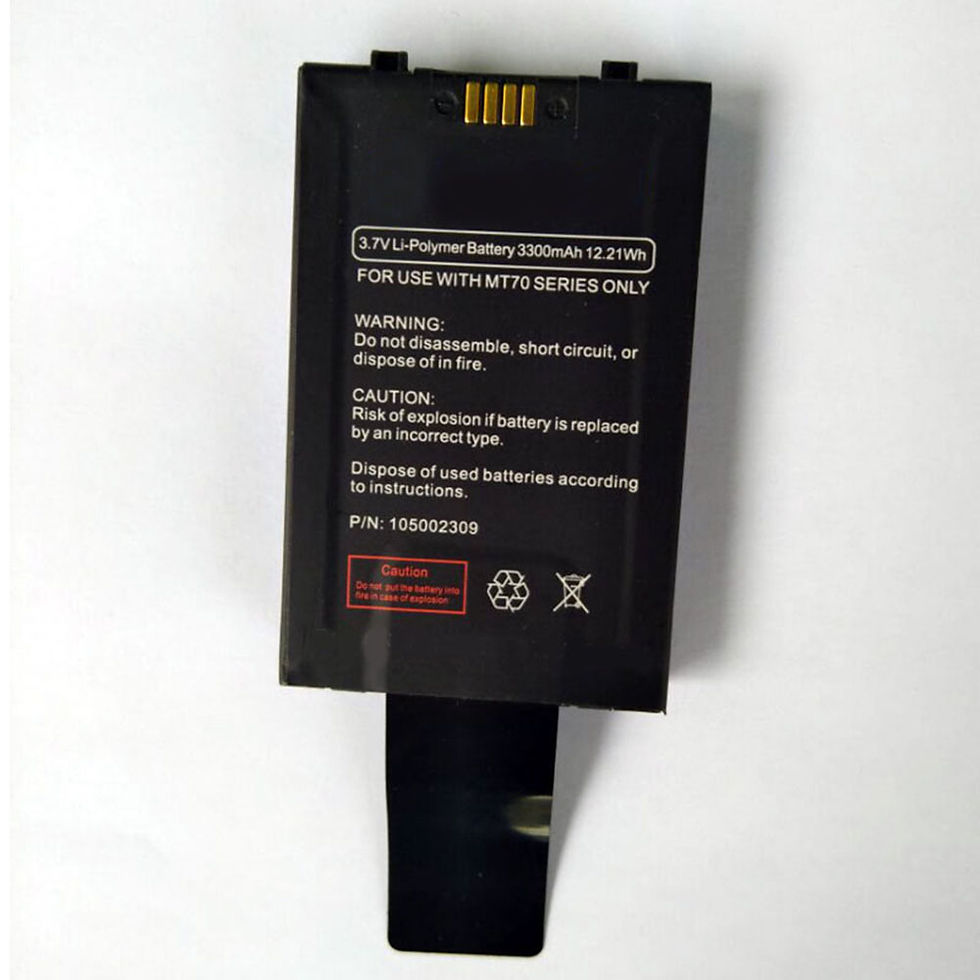 3300mAh/12.21WH Newland 105002309 Batteria per Newland MT70