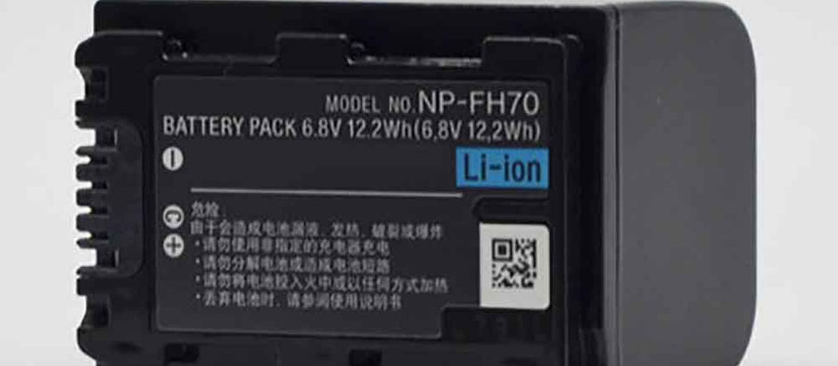1800mAh Sony NP-FH70 Batería para Cámara Digital para Sony Dcr-sr220e DCR-HC52E HDR-XR500E DCR-SR200E Camera