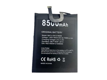 8500mAh/32.73Wh Doogee BAT21ZN1318500 Batteria per Doogee S97 Pro