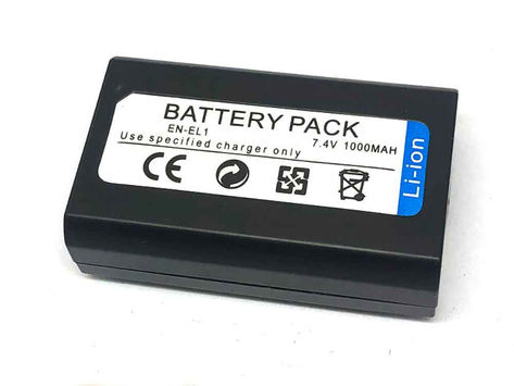 1000mAh EN-EL1 Replacement Battery for Nikon Coolpix 4300 4500 4800 5000 5400 5700 8700