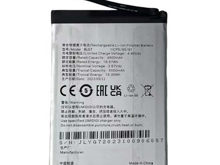 5000mAh Umidigi BLG7 Batteria per Umidigi BLG7