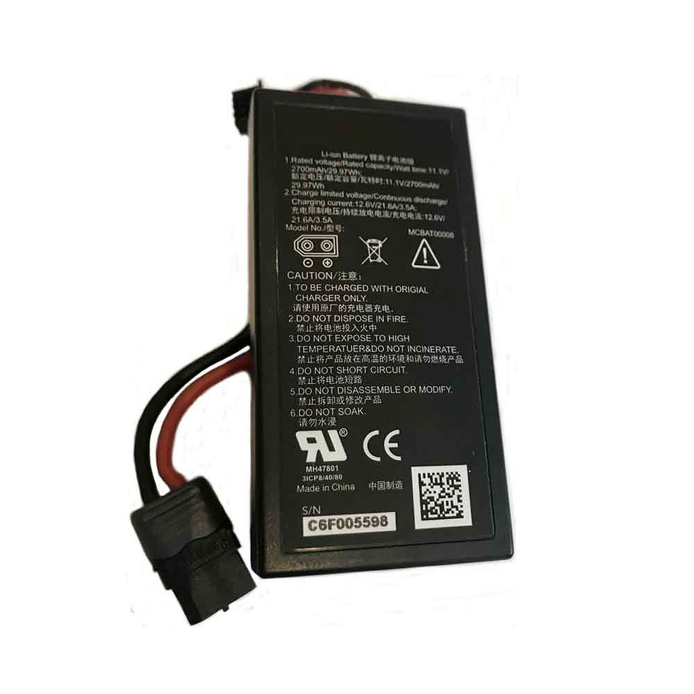 2700mAh MCBAT00008 Replacement Battery for Parrot Disco Drone