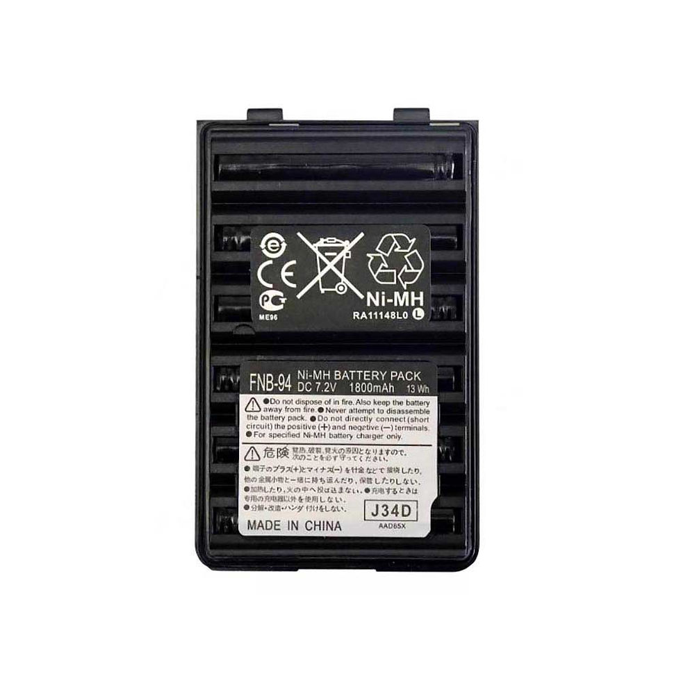 1800mAh Yaesu FNB-94 Batteria per Yaesu VX168