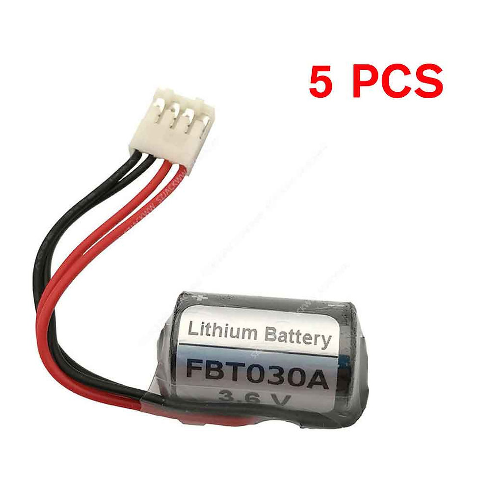 1200mah FBT030A Replacement Battery for Fuji NB2 F70S ER3V/3.6V PLC with 4-hole plug