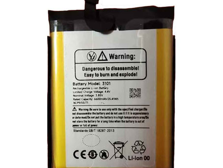 6600mAh Ulefone 3101 Batteria per Ulefone Armor 15