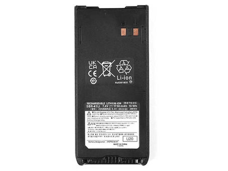 1750mAh Yaesu SBR-41LI Batteria per Yaesu HX380 FNB-V105LI