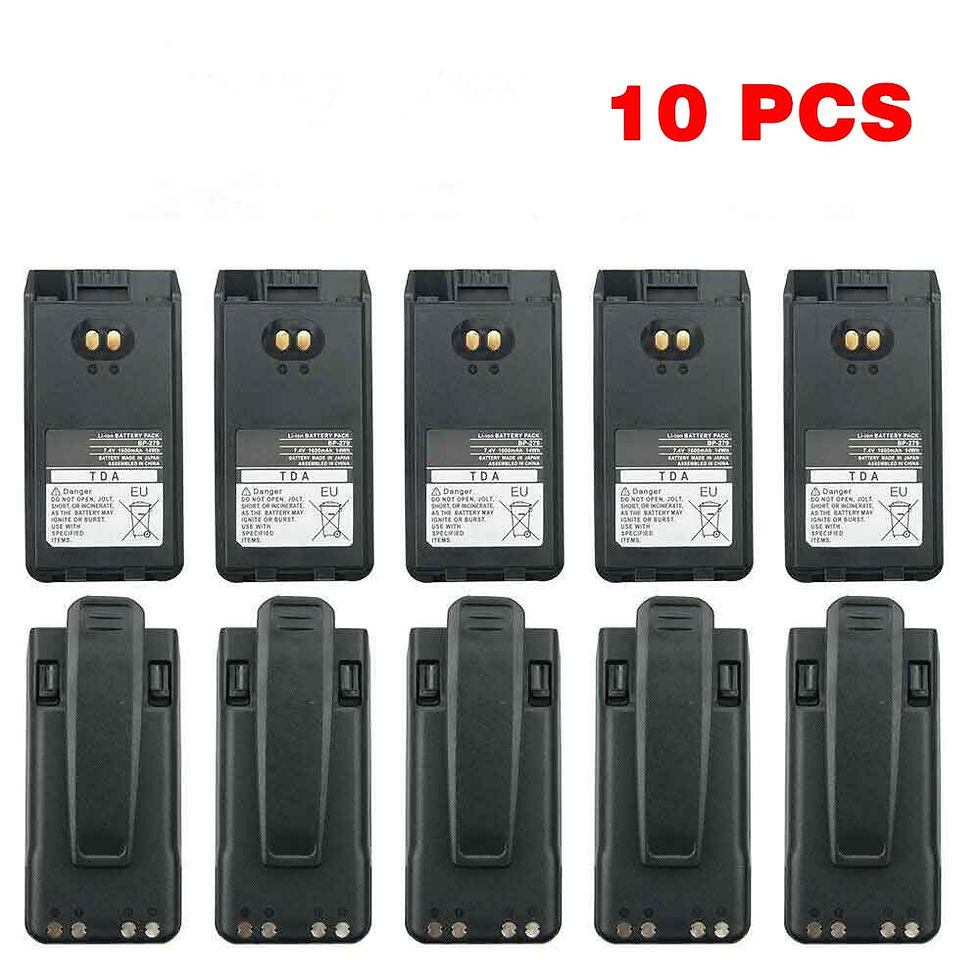 1600mAh BP-279 Replacement Battery for ICOM F1000 F2000 F1000D F2000D F1000S F2000T