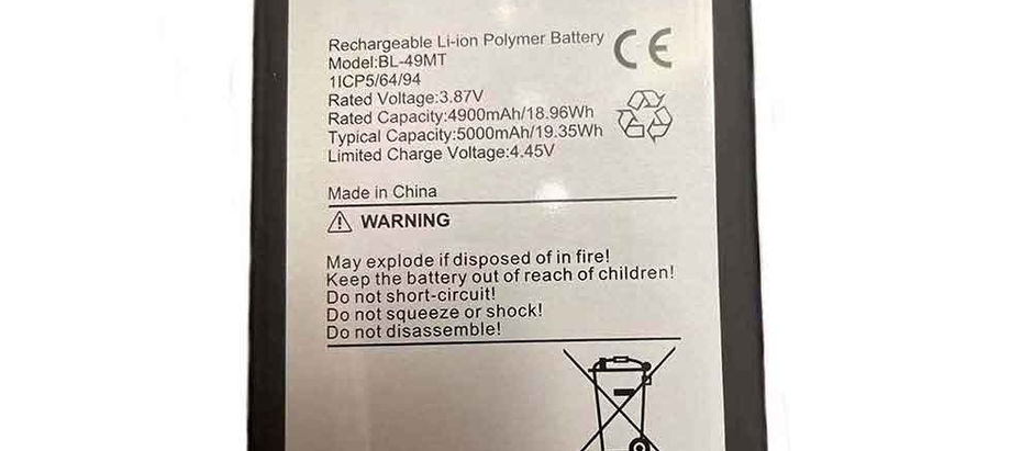 5000mAh Tecno BL-49MT Batería para Celular para Tecno Camon 19 Pro