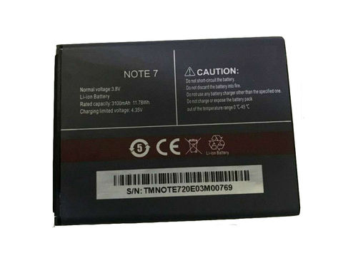 3100mAh 11.78Wh Note_7 Replacement Battery for CUBOT Note 7