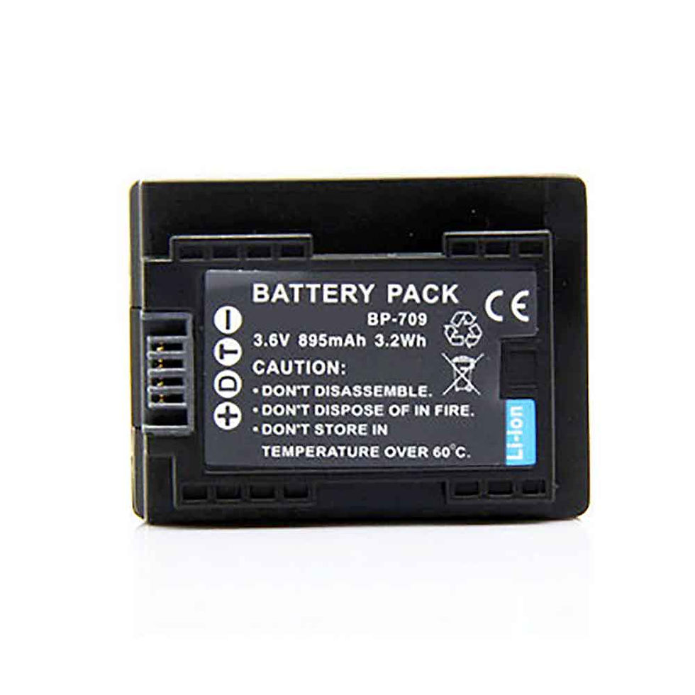 895mAh Canon BP-709 Batteria per Canon HF M56