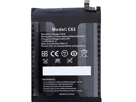 6300mAh Oukitel C63 Batteria per Oukitel C63