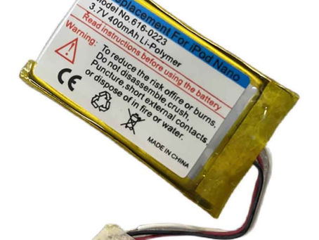 400mAh Apple 616-0223 Batteria per Apple iPod Nano A1137 MA350 MA004