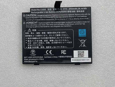 3950mAh CAX00 Replacement Battery for Getac CAXOO 2ICP6/60/80