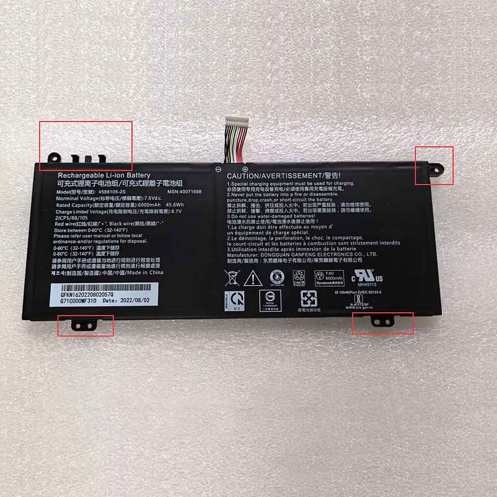 6000mAh 40071698 Replacement Battery for Medion Akoya E15403 MSN 30026727