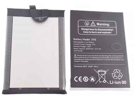 6600mAh Ulefone 3115 Batteria per Ulefone Armor 22