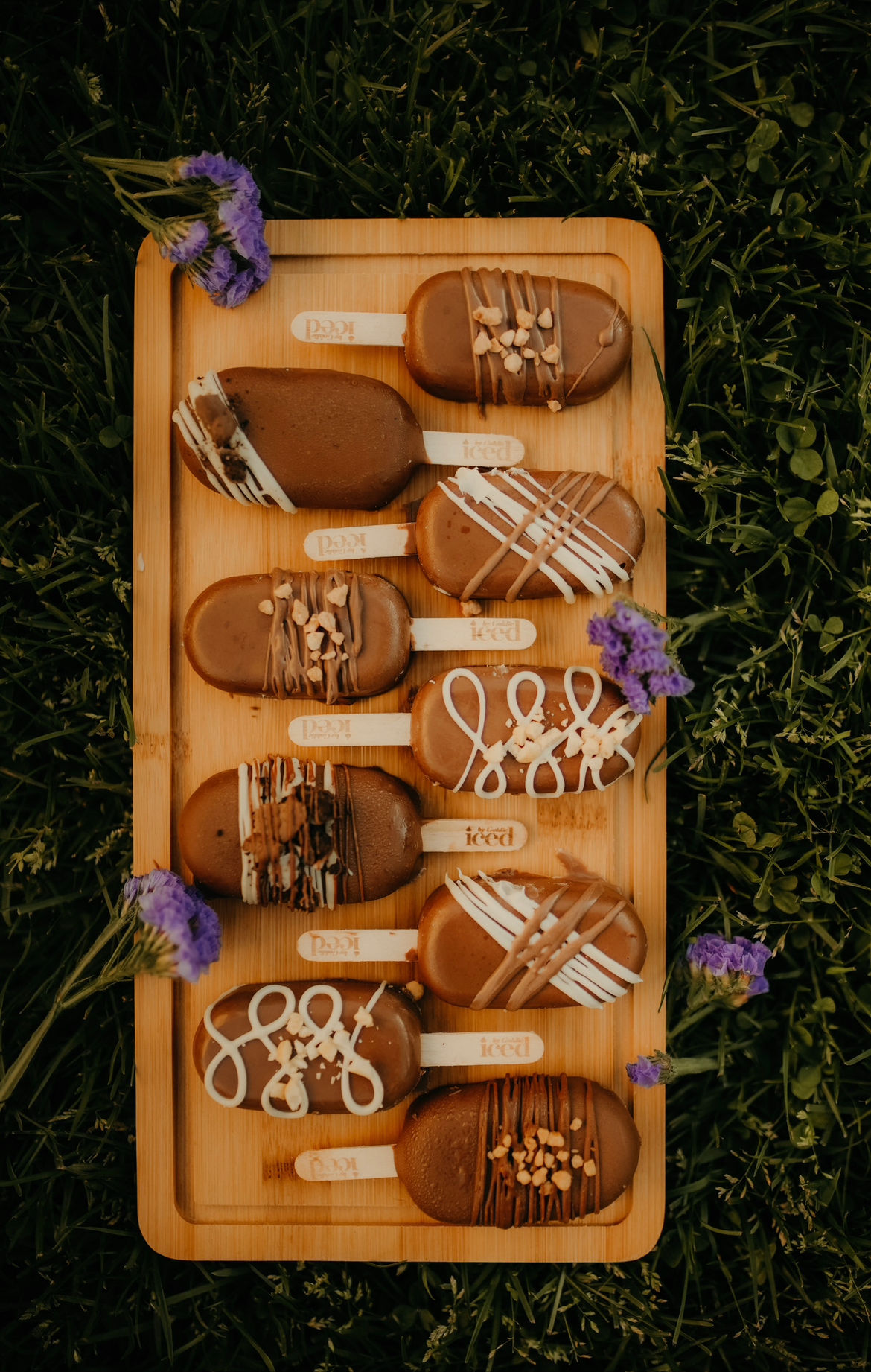 Large cheesecake pop board