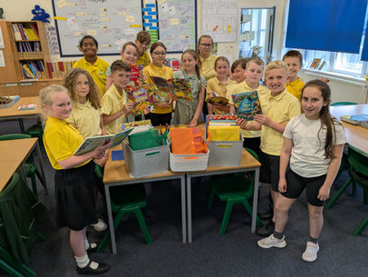 Books Galore as Priory JLT listen to the voice of the pupils