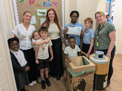 St. George's Primary and their C3 Eco Excellence in Schools Award