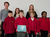 Stepney Primary have been presented with their C3 Eco Excellence in Schools Award plaque