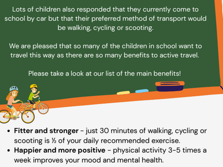 Priory Eco-Committee's Active Travel Work
