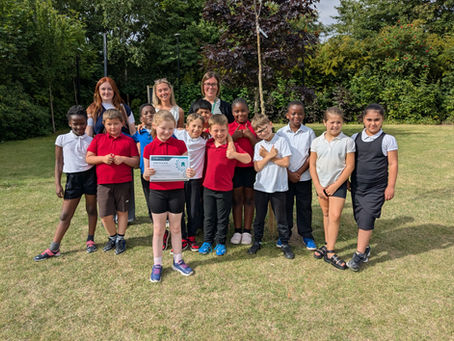 The C3 Eco Excellence in School Award is presented to Chiltern Primary School
