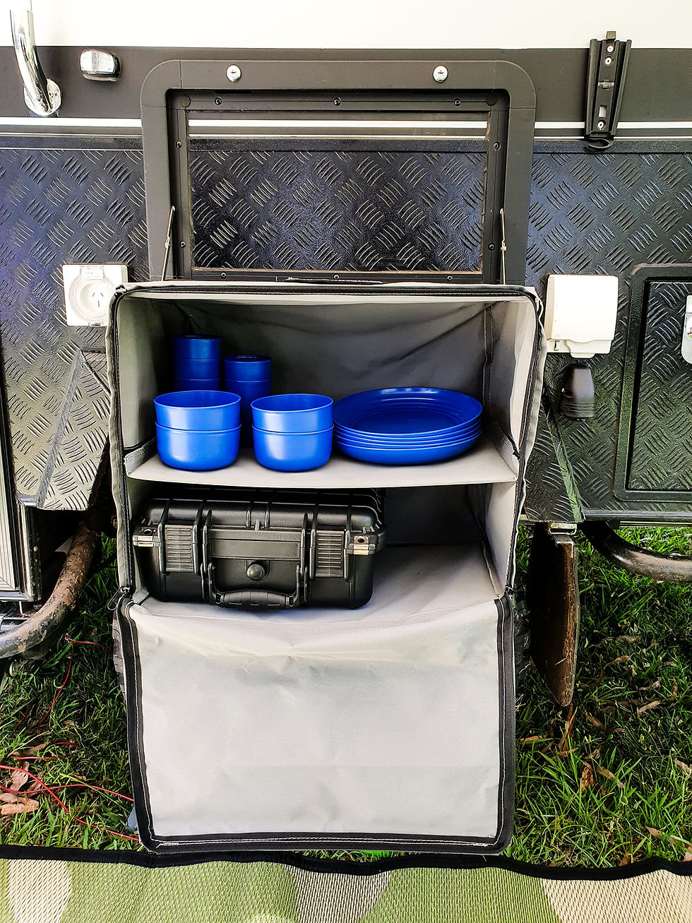 Thumbnail: 515mm Grey Picnic Table Pantry