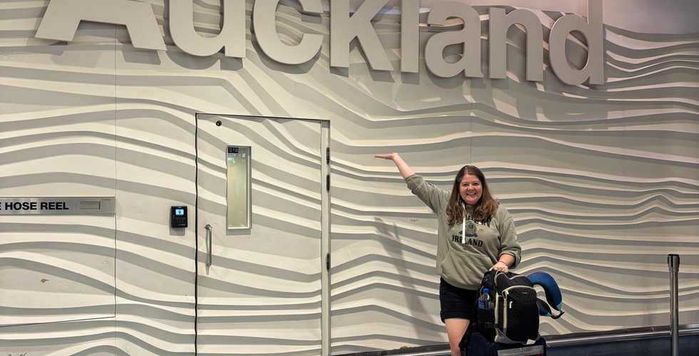 Auckland Airport was easy to navigate.