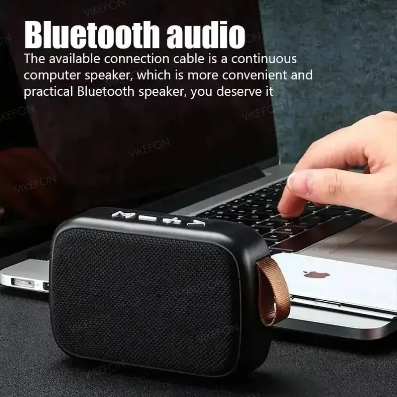Thumbnail: Mini Fabric Speaker Portable Wireless Soundbar Bluetooth 5.0