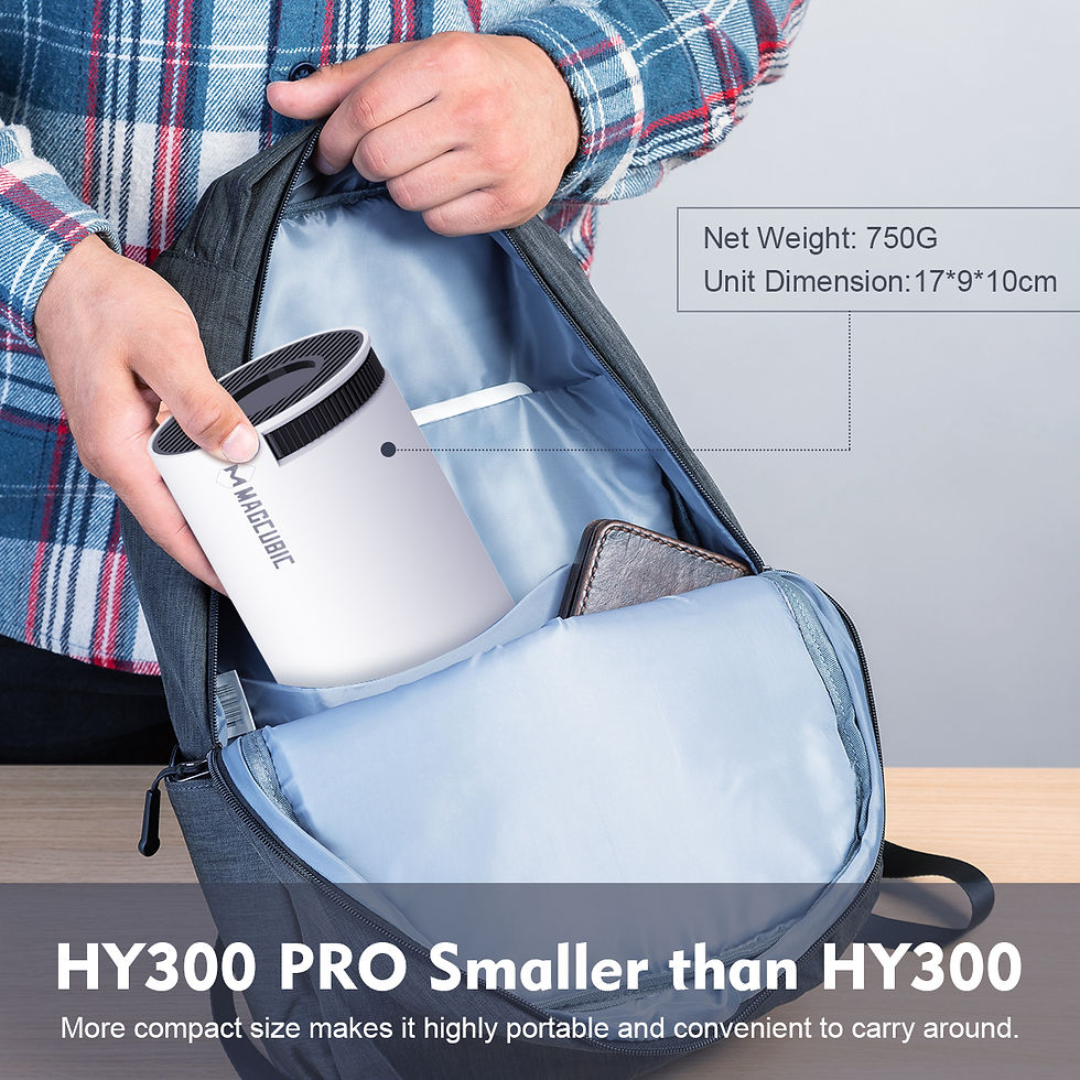 Thumbnail: MAGCUBIC Projector HY300 PRO 8K 