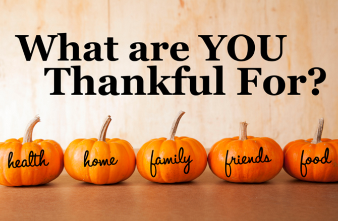 So Thankful for Thanksgiving!