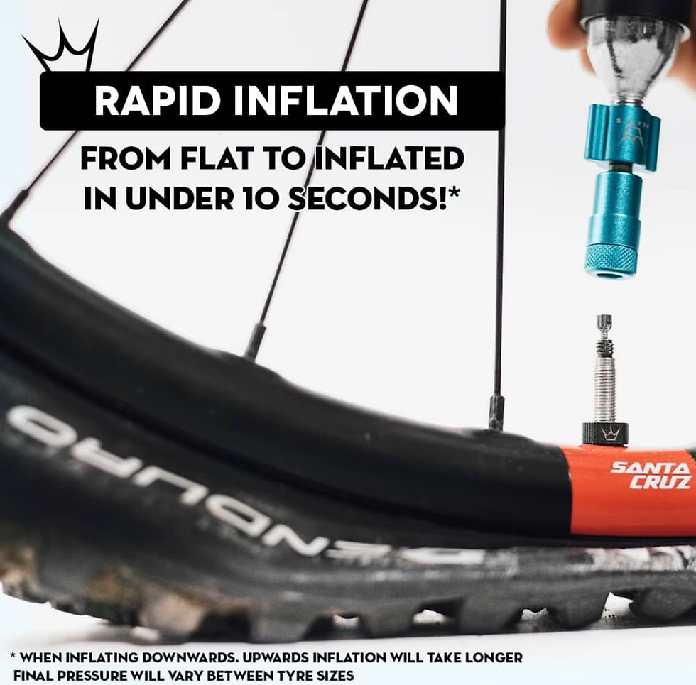 サムネイル： PEATY'S HOLESHOT - CO2 Tyre Inflator Kit