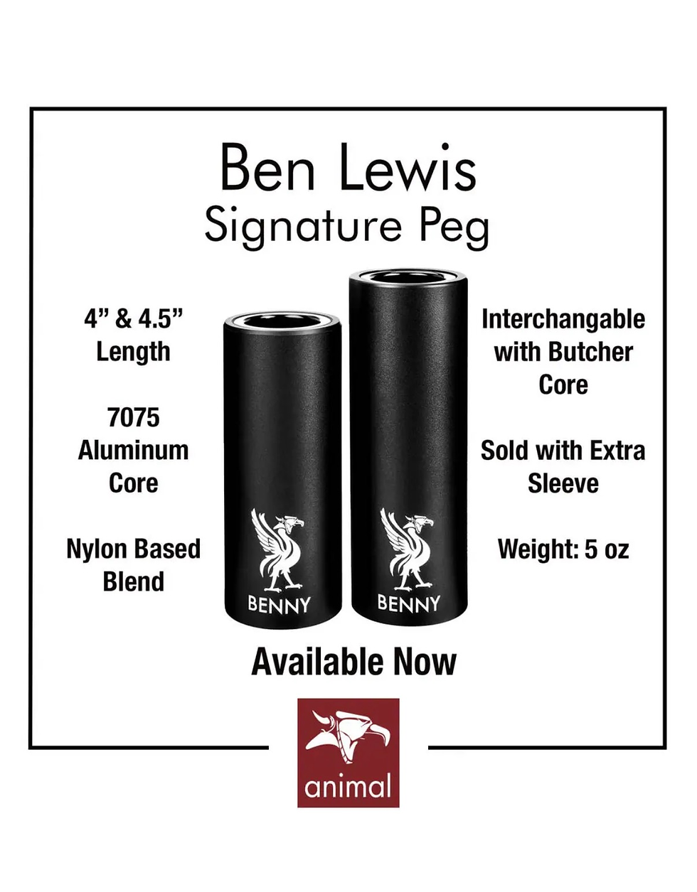 サムネイル： ANIMAL Benny Peg（Ben Lewis シグネチャーモデル）