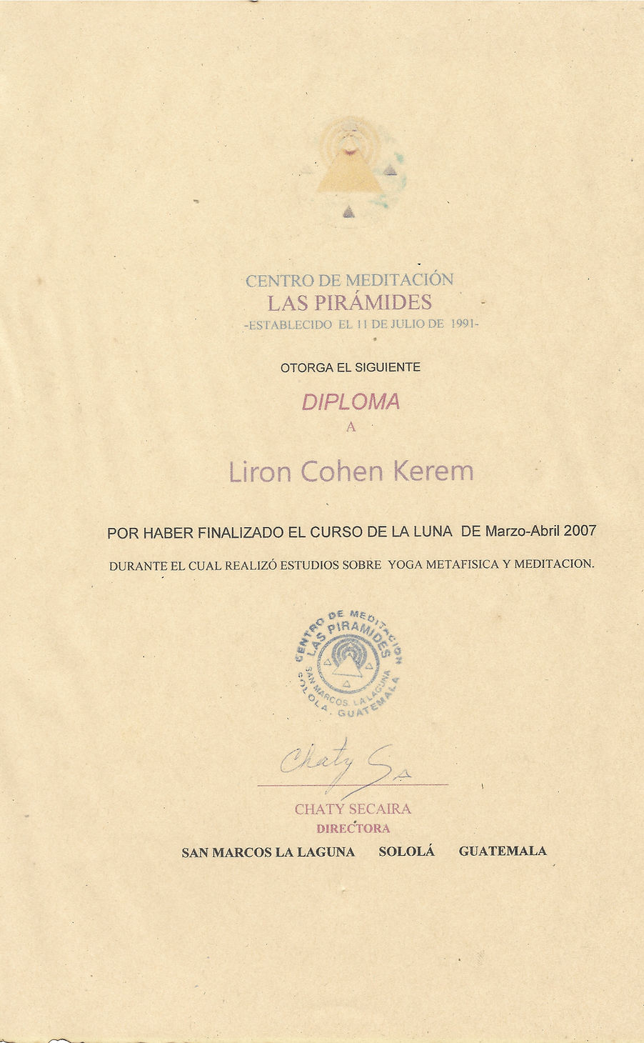 Moon Course 2007