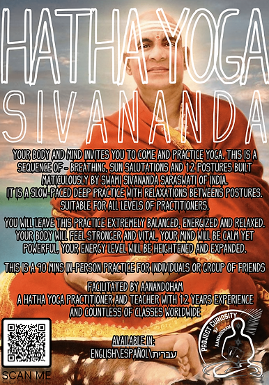 Hatha Yoga Flyer