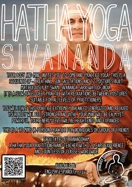 Hatha Yoga Flyer