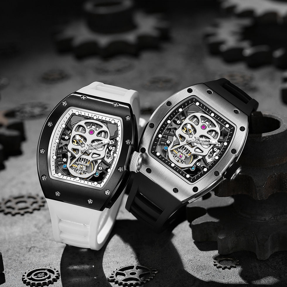Thumbnail: E.W 007 Skull Black and White