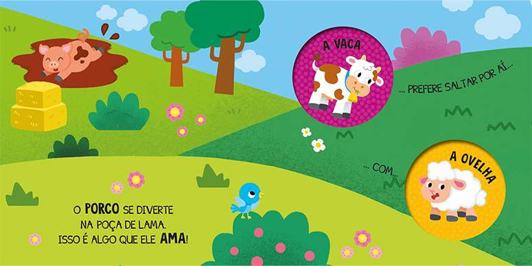 Miniatura: Animais da fazenda  - Crie, leia e brinque
