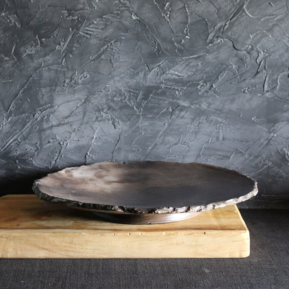 Thumbnail: Smokefired Footed Platter