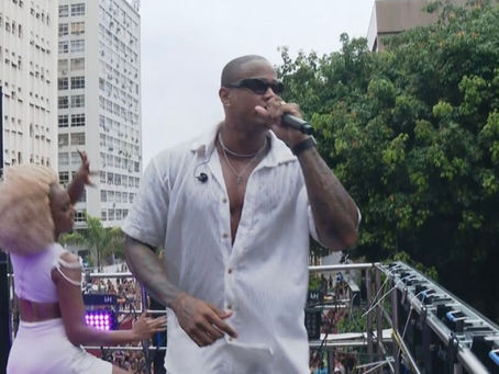 O cantor baiano Léo Santana estreia no Carnaval do Rio de Janeiro