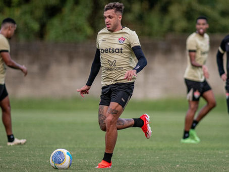 Vitória encerra preparação para enfrentar o Vasco pela sexta rodada do Brasileirão