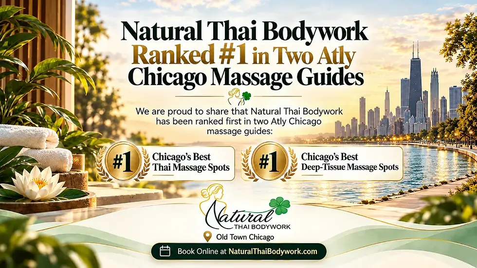 Ranked #1 for Thai & Deep Tissue Massage in Chicago | Atly