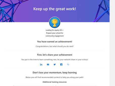 Microsoft Training: Leading for Equity