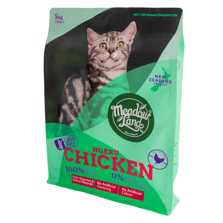 縮圖：CHICKEN雞肉 美體配方全貓糧 5KG