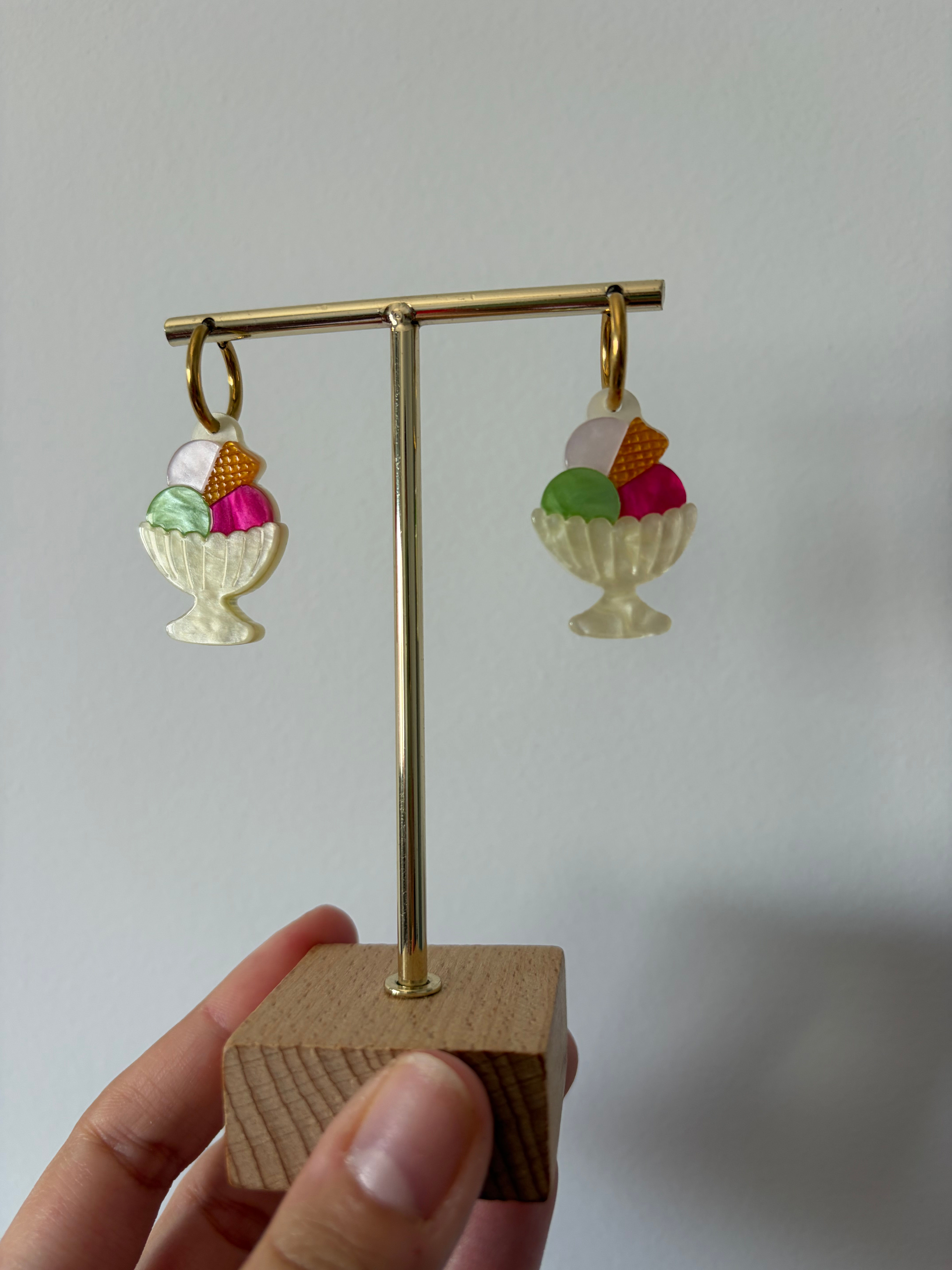 Pendientes los helados de mi abuela carmen 
