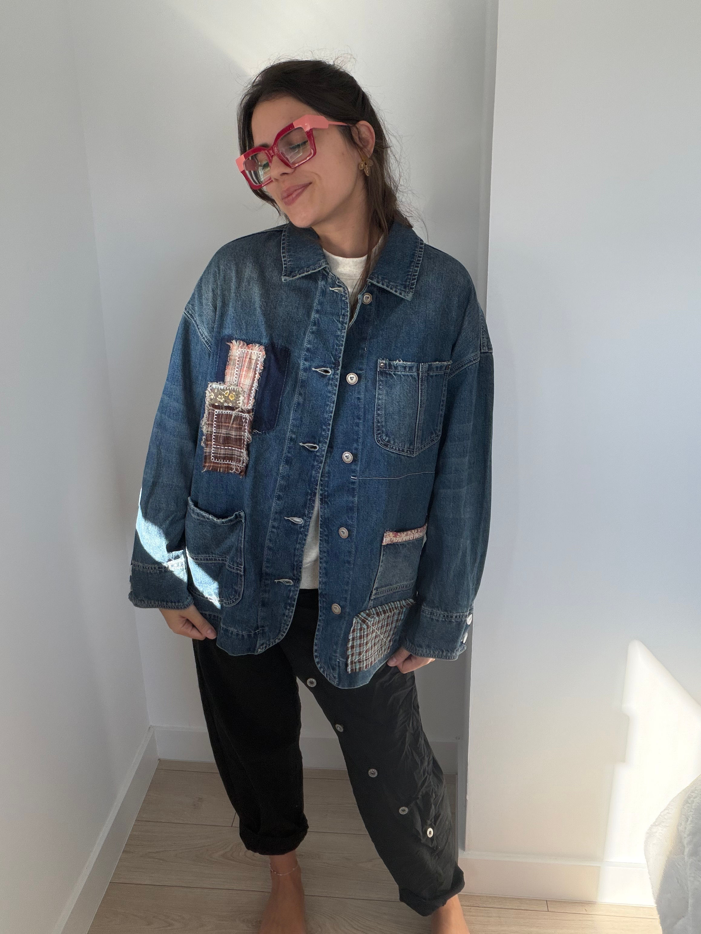 Chaqueta vaquera retales 