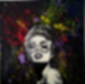 tableau Explosion de style 100x100