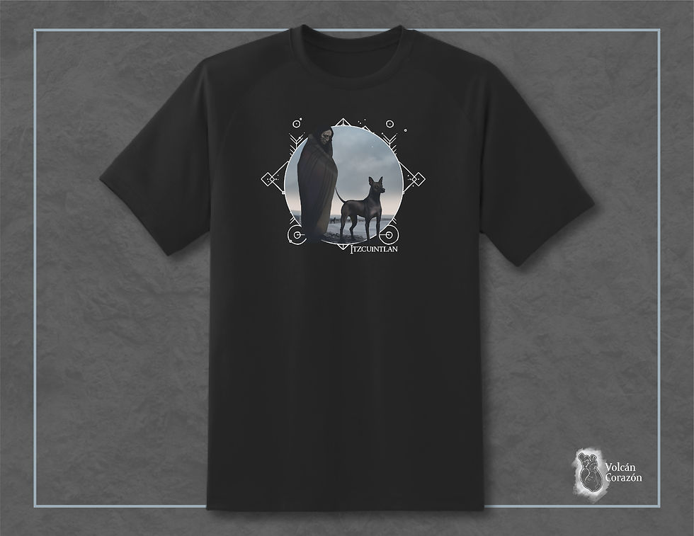 Miniatura: Playera Itzcuintlan hombre