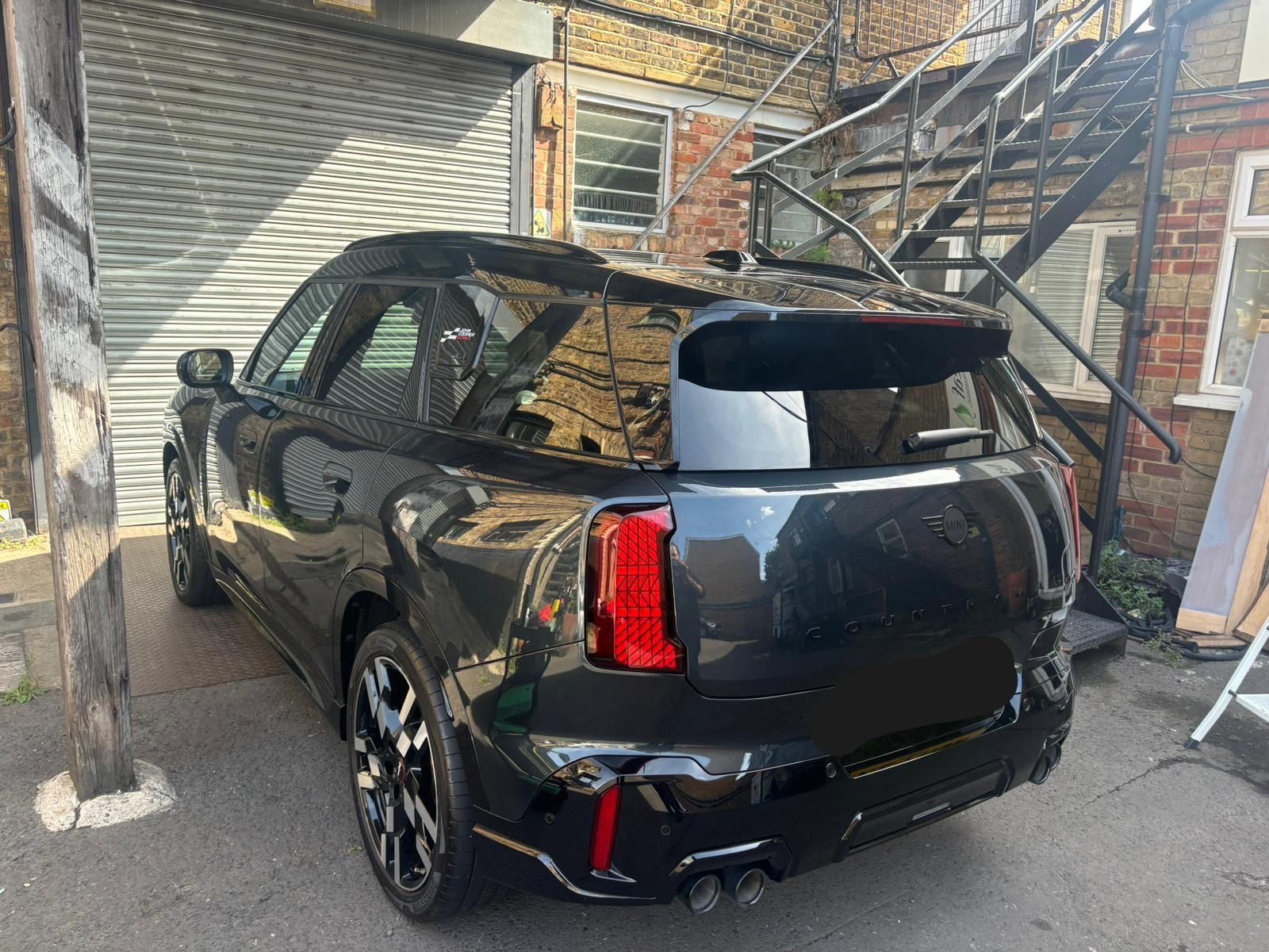 Machine polish and ceramic coating restoring car paint