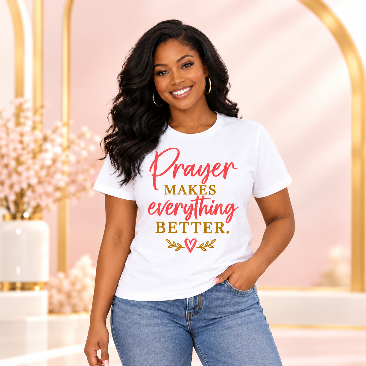 Prayer Makes Everything Better T- Shirt