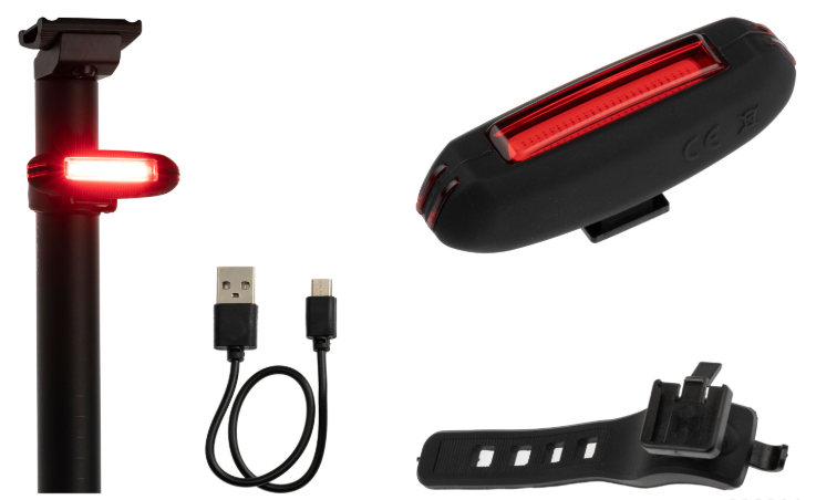 LUZ TRASERA USB 30LM XC-181R PLASTICO GW